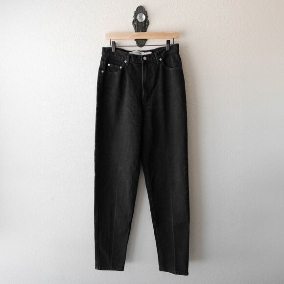 GAP Denim - Vintage 90s GAP Black Reverse Fit Jeans | Women’s Size 12L High Rise Made in USA